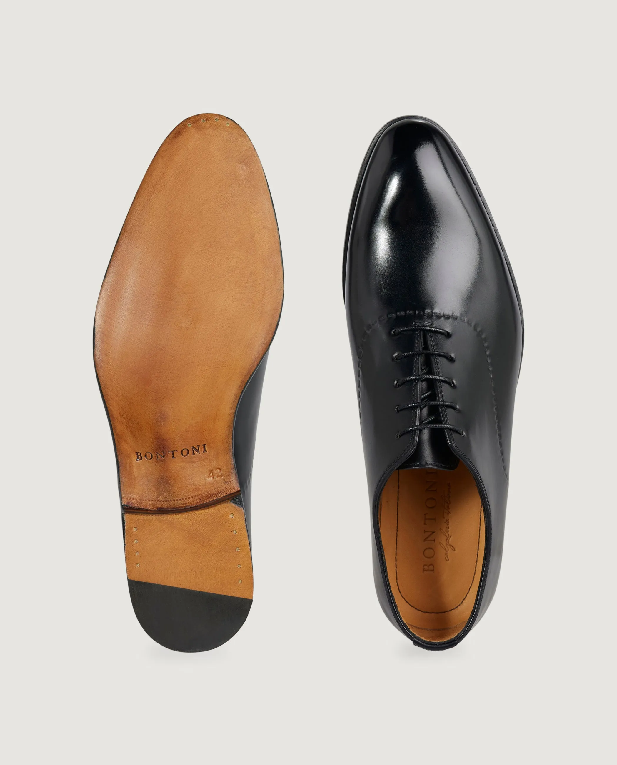 Reversed Stiched Oxfords - Zwart sold by Pauw Amsterdam product image thumbnail 5