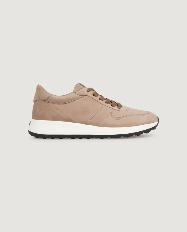 Suede Sneakers - Lichtbruin sold by Pauw Amsterdam