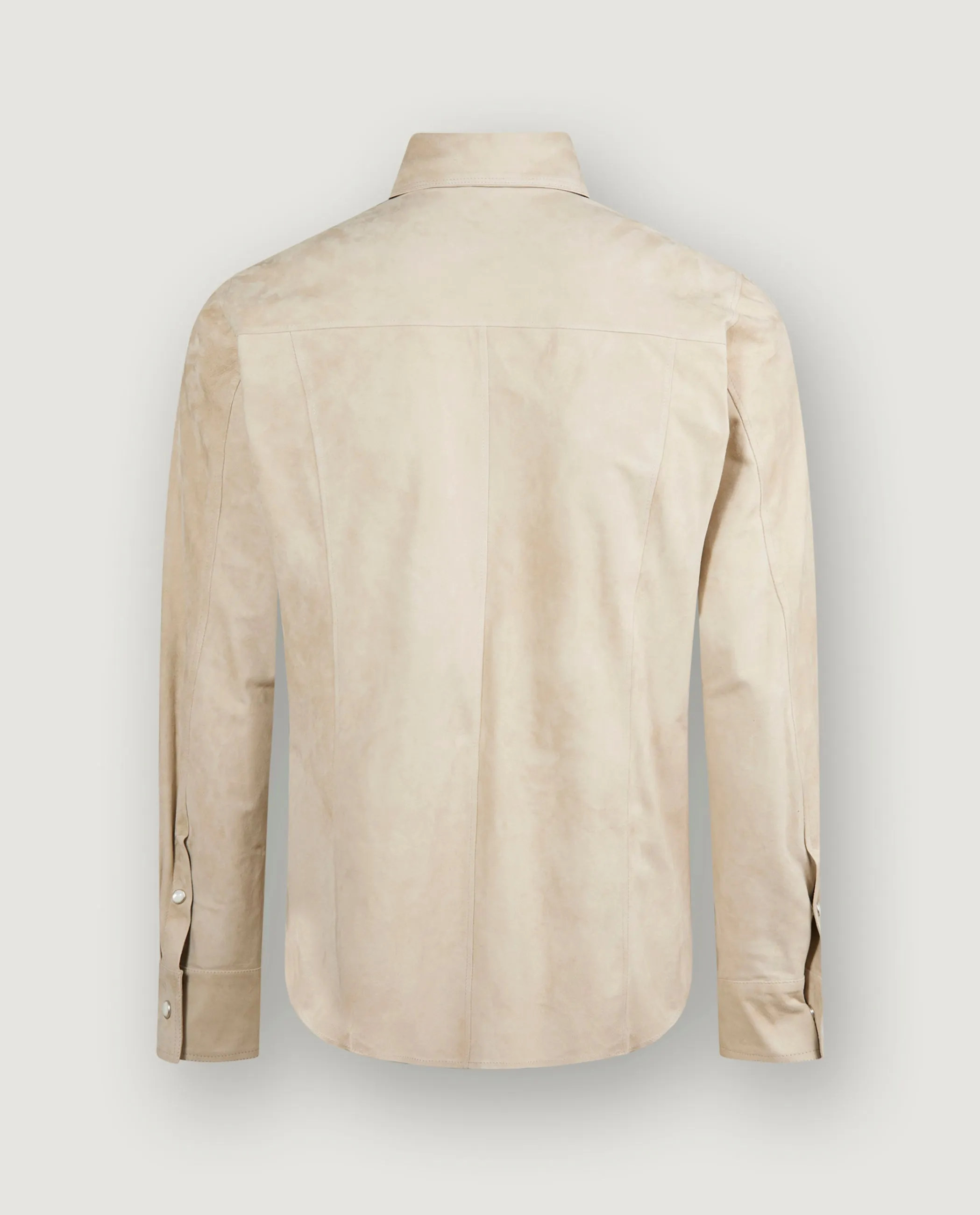 Suede Overshirt - Lichtbruin sold by Pauw Amsterdam product image thumbnail 3