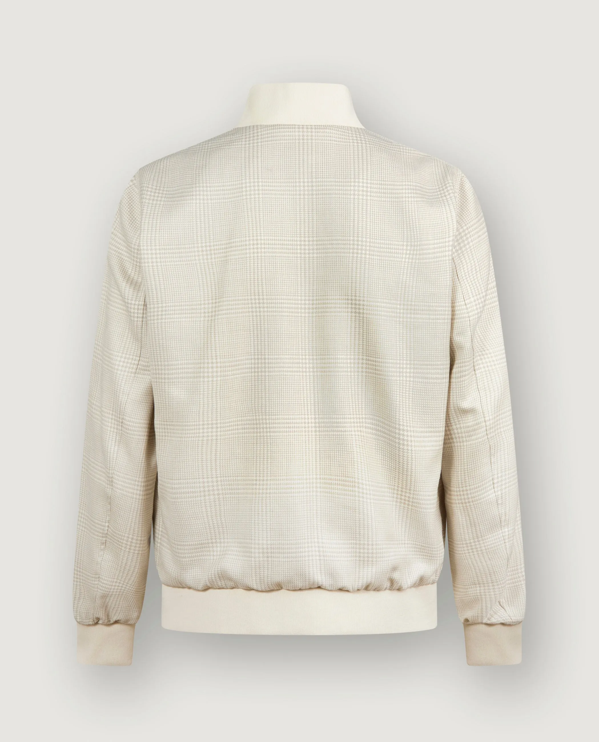 Glencheck Bomber - Ecru sold by Pauw Amsterdam product image thumbnail 3