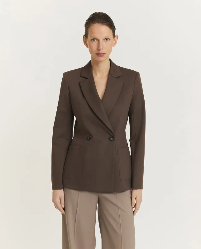 Double Breasted Blazer - Bruin sold by Pauw Amsterdam