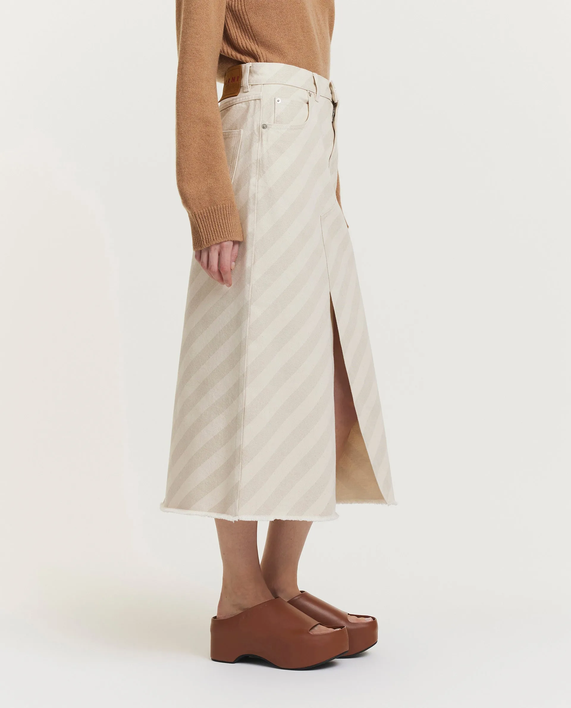 Midi rok - Grijs sold by Pauw Amsterdam product image thumbnail 4