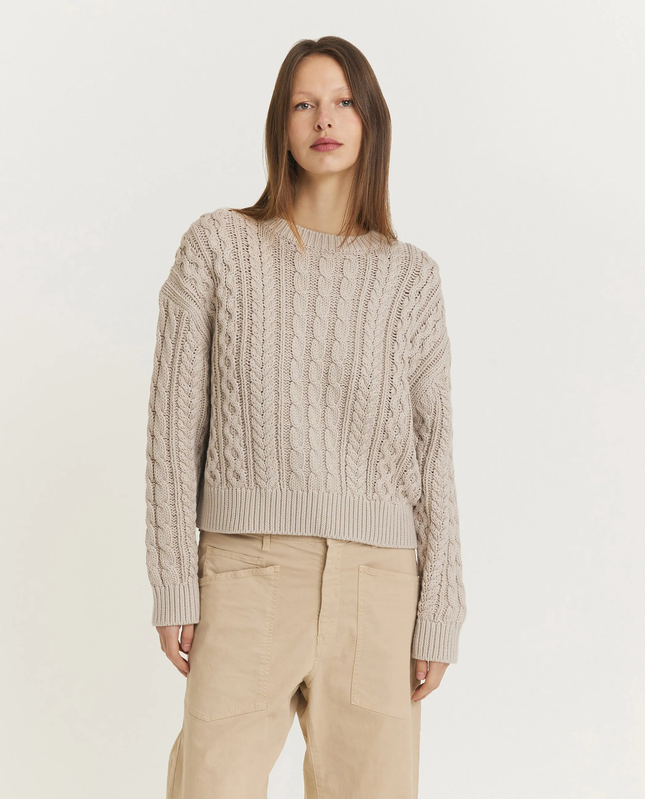 Katoenen trui - Lichtgrijs sold by Pauw Amsterdam product image thumbnail 5