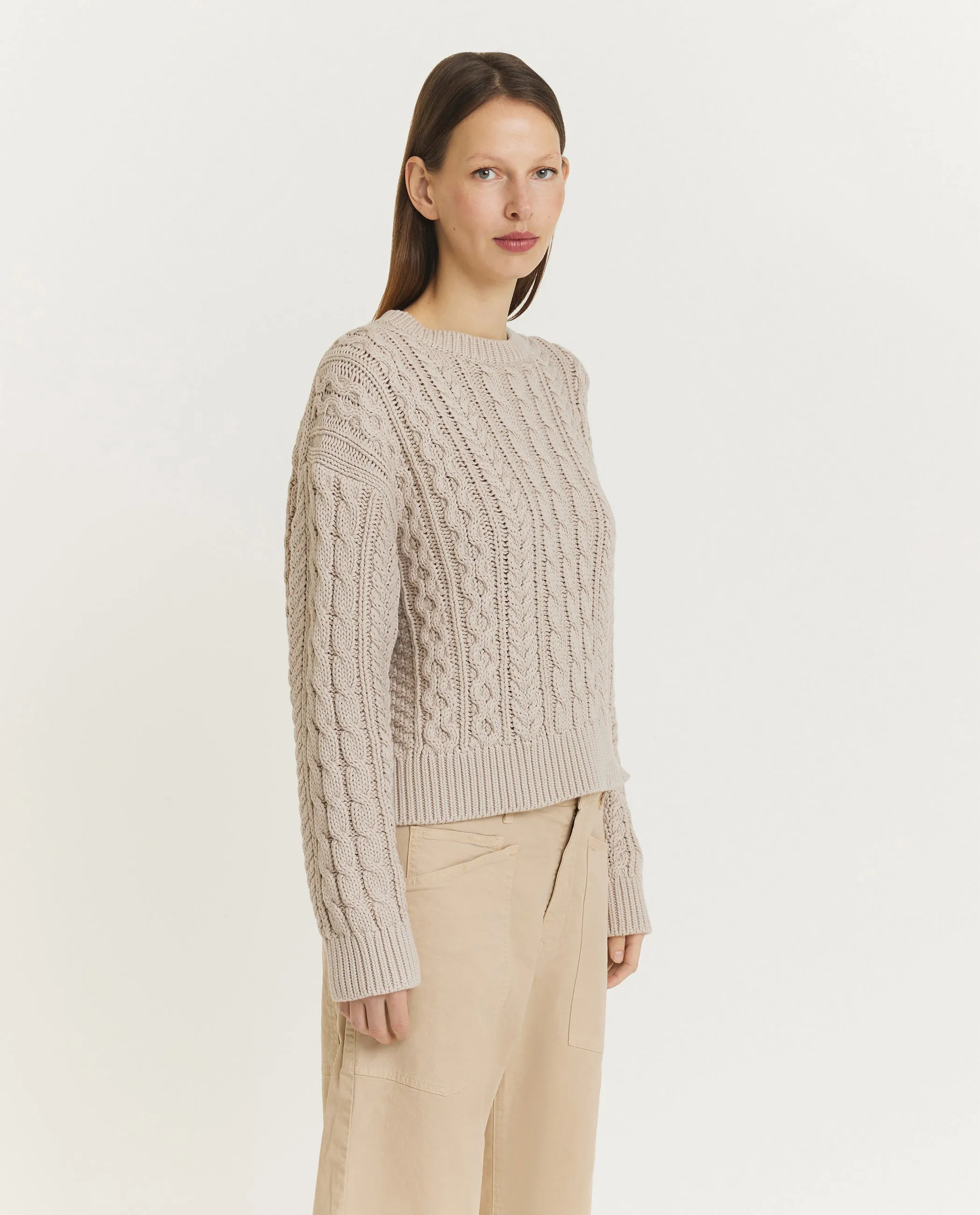 Katoenen trui - Lichtgrijs sold by Pauw Amsterdam product image thumbnail 2