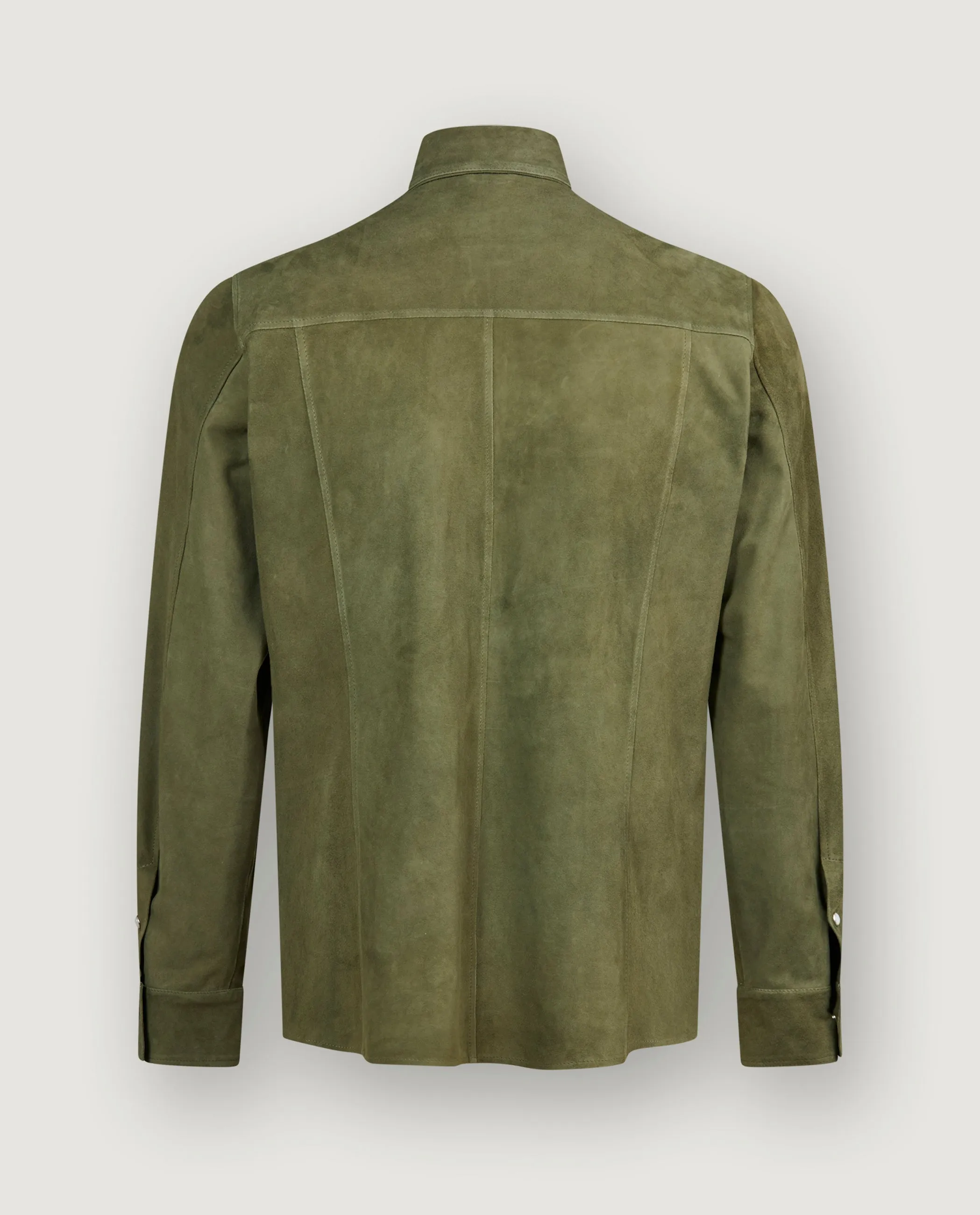 Suede Overshirt - Groen sold by Pauw Amsterdam product image thumbnail 3