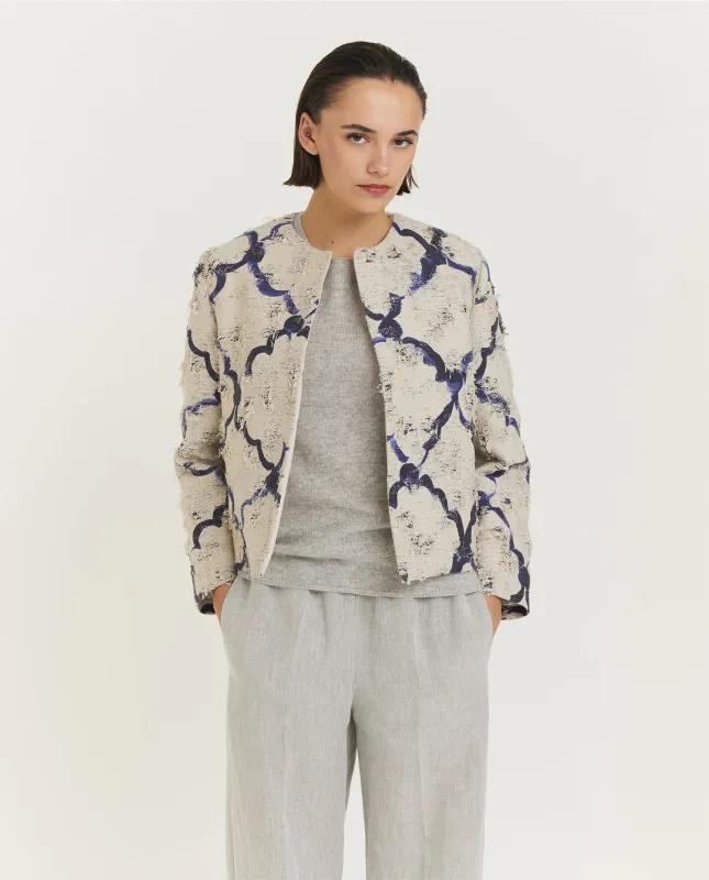 Katoen-mix blazer - Grijs sold by Pauw Amsterdam