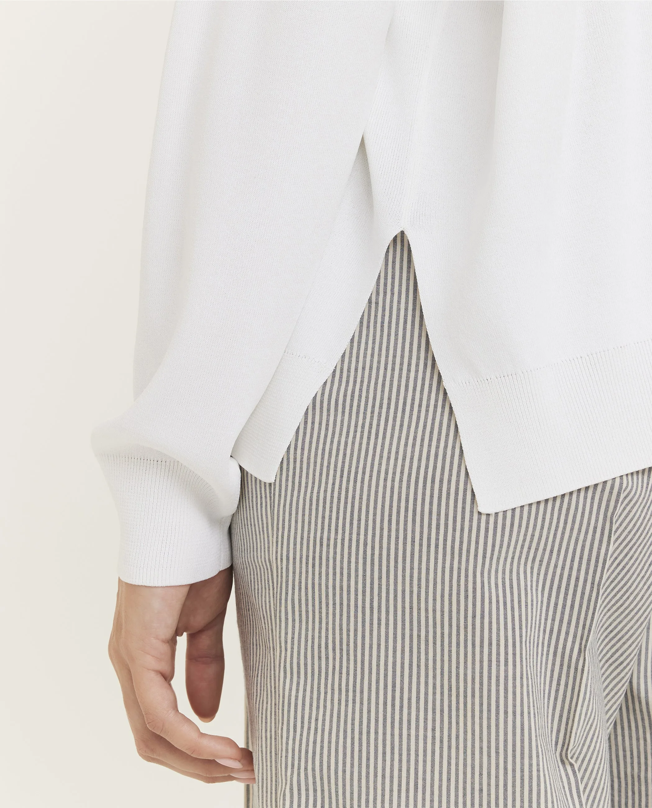 Fijngebreide trui - Ecru sold by Pauw Amsterdam product image thumbnail 2