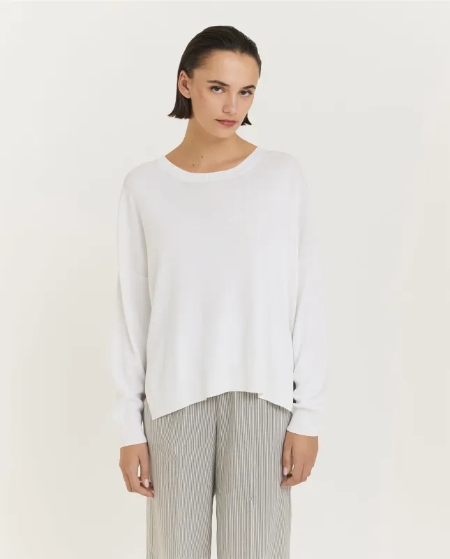 Fijngebreide trui - Ecru sold by Pauw Amsterdam