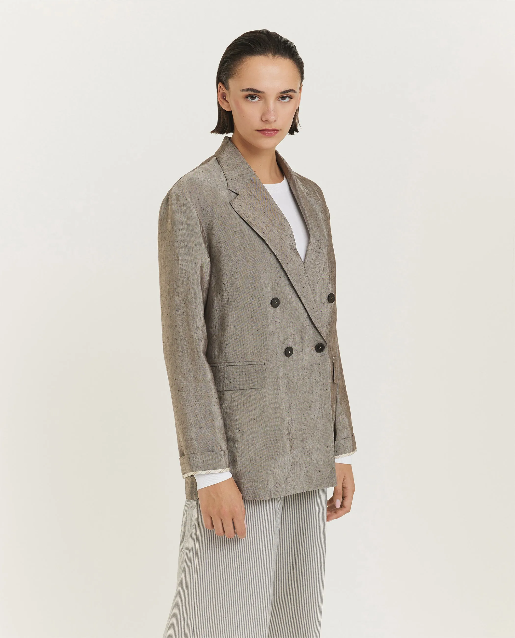 Double breasted blazer - Grijs sold by Pauw Amsterdam product image thumbnail 2