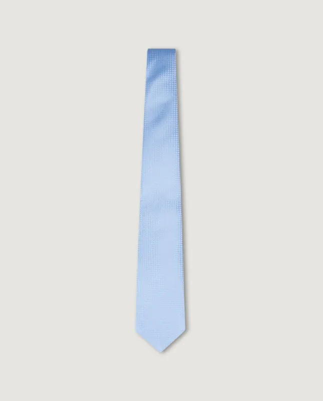 Zijden Das - Lichtblauw made by Kiton