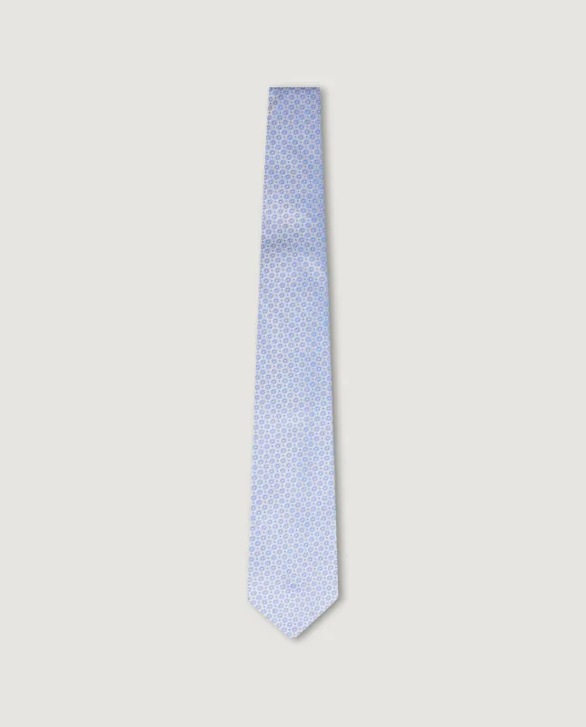 Zijden Das - Lichtblauw made by Kiton