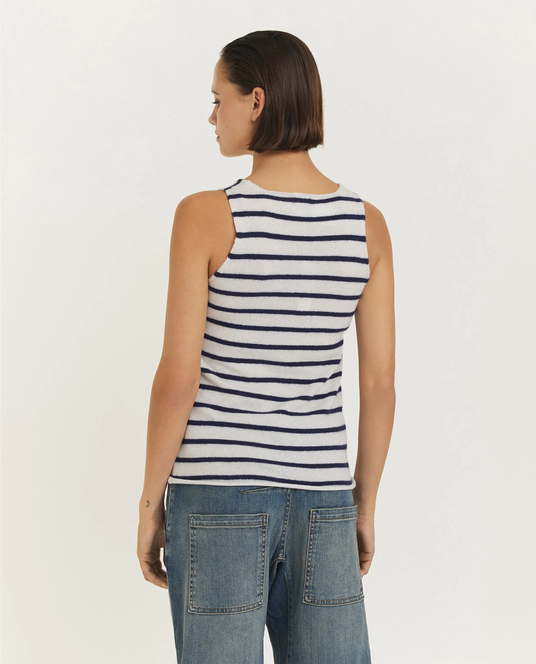 Cashmere tank top - Wit sold by Pauw Amsterdam product image thumbnail 5