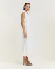 Mouwloze jurk  - Wit sold by Pauw Amsterdam