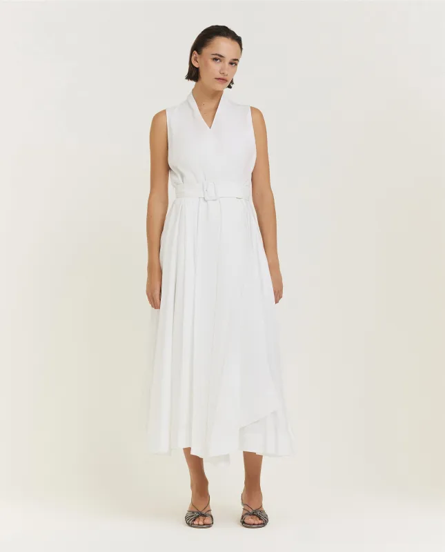 Mouwloze jurk  - Wit sold by Pauw Amsterdam