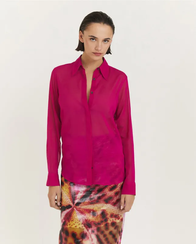Zijden blouse - Roze sold by Pauw Amsterdam