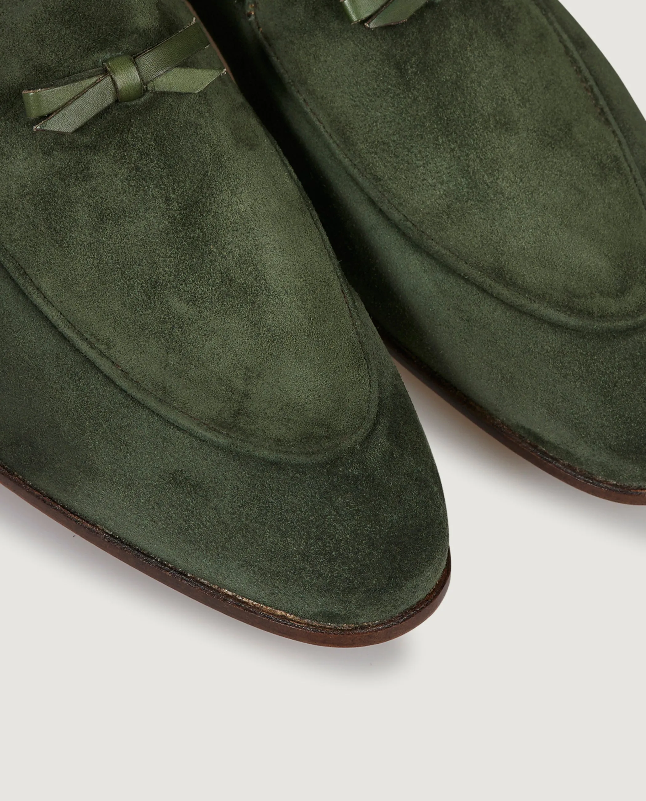 Suede Belgian Loafers - Groen sold by Pauw Amsterdam product image thumbnail 4