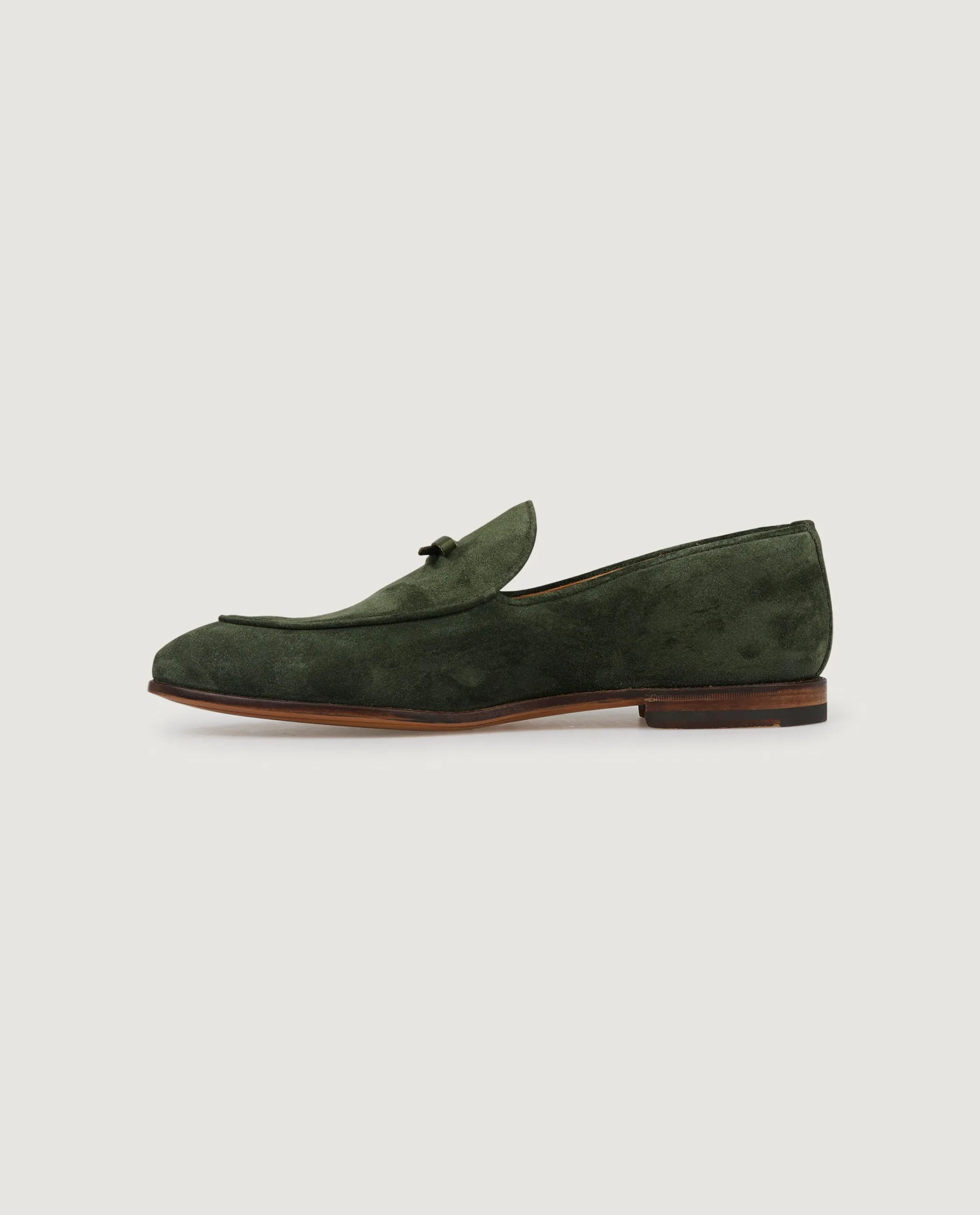 Suede Belgian Loafers - Groen sold by Pauw Amsterdam product image thumbnail 2