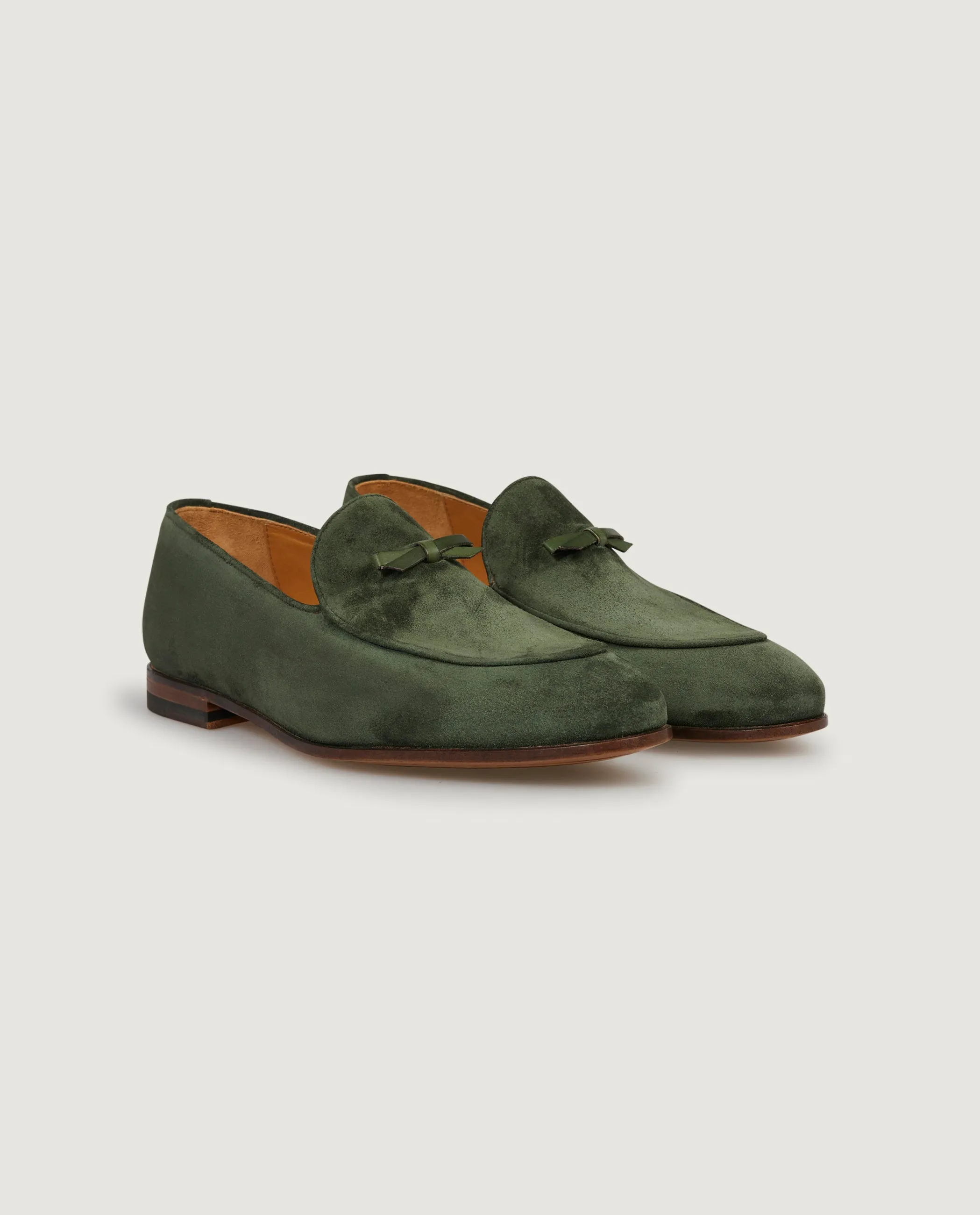 Suede Belgian Loafers - Groen sold by Pauw Amsterdam product image thumbnail 3