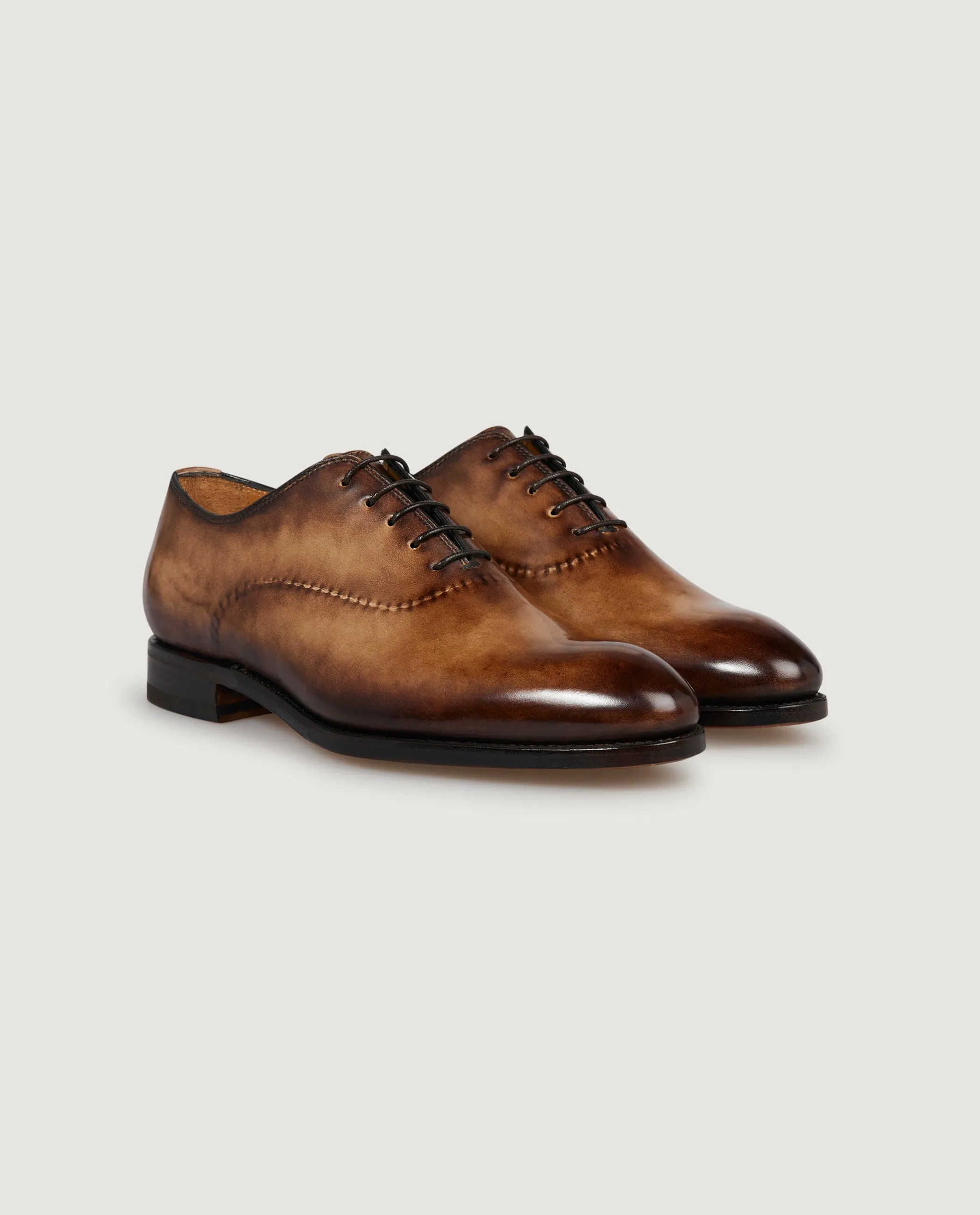 Reversed Stiched Oxfords - Bruin sold by Pauw Amsterdam product image thumbnail 3