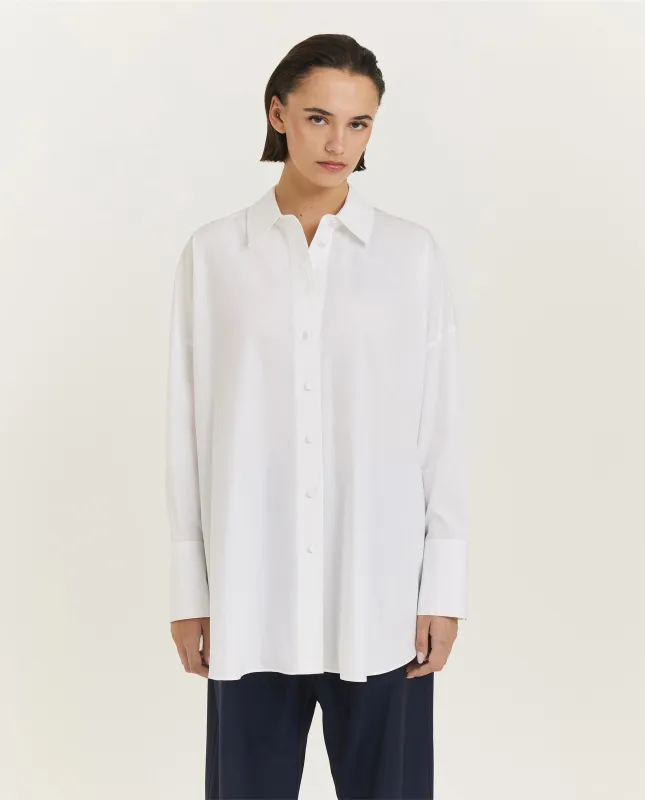 Katoenen blouse - Wit made by Joseph