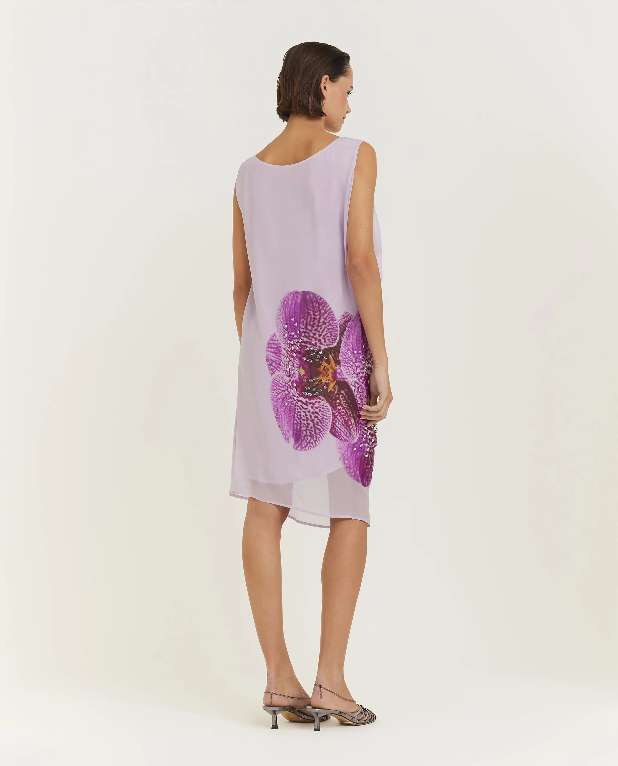 Zijden jurk - Roze sold by Pauw Amsterdam product image thumbnail 4