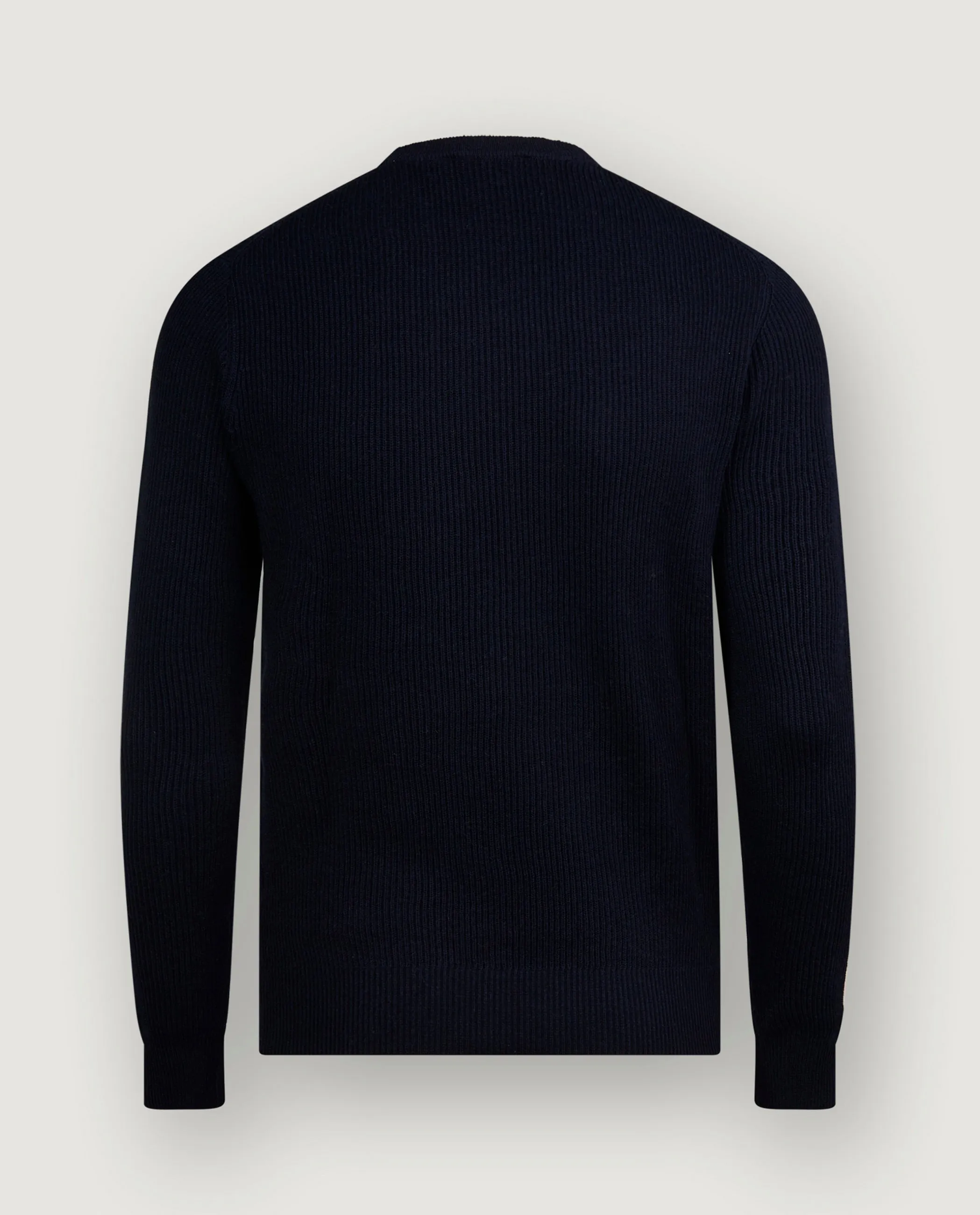 Geribde Ronde Hals Trui - Donkerblauw sold by Pauw Amsterdam product image thumbnail 3