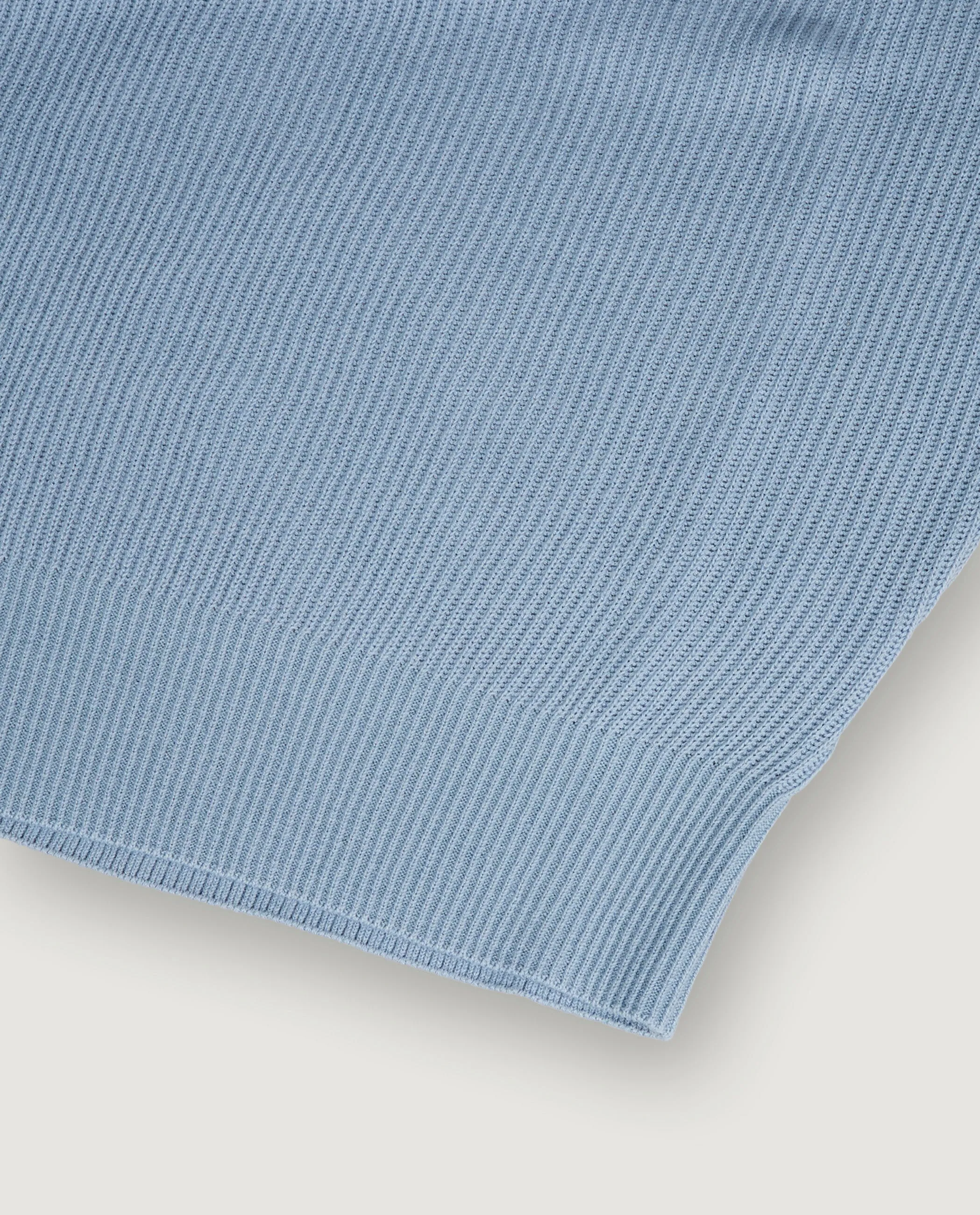 Geribde Ronde Hals Trui - Lichtblauw sold by Pauw Amsterdam product image thumbnail 5