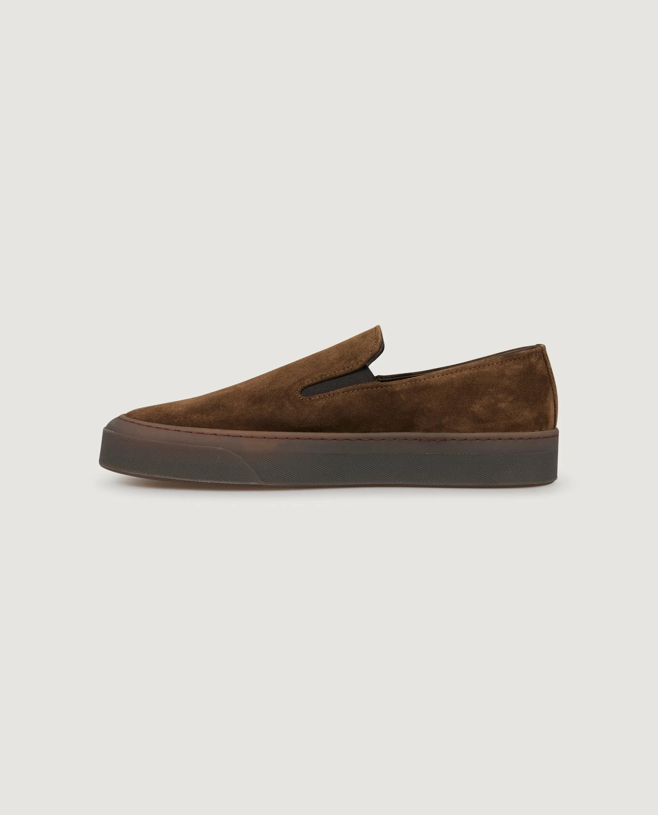 Suede Slip On Sneakers - Bruin sold by Pauw Amsterdam product image thumbnail 2