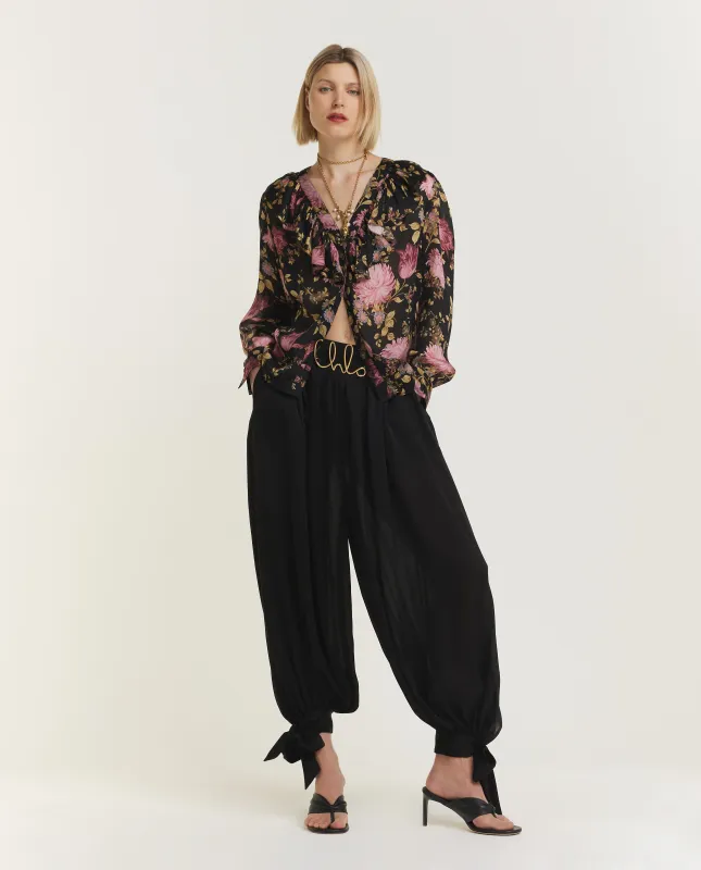 Zijden Broek  - Zwart sold by Pauw Amsterdam