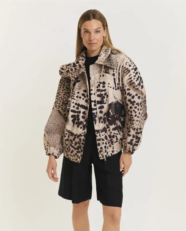 Oversized katoenen bomberjack - Ecru sold by Pauw Amsterdam