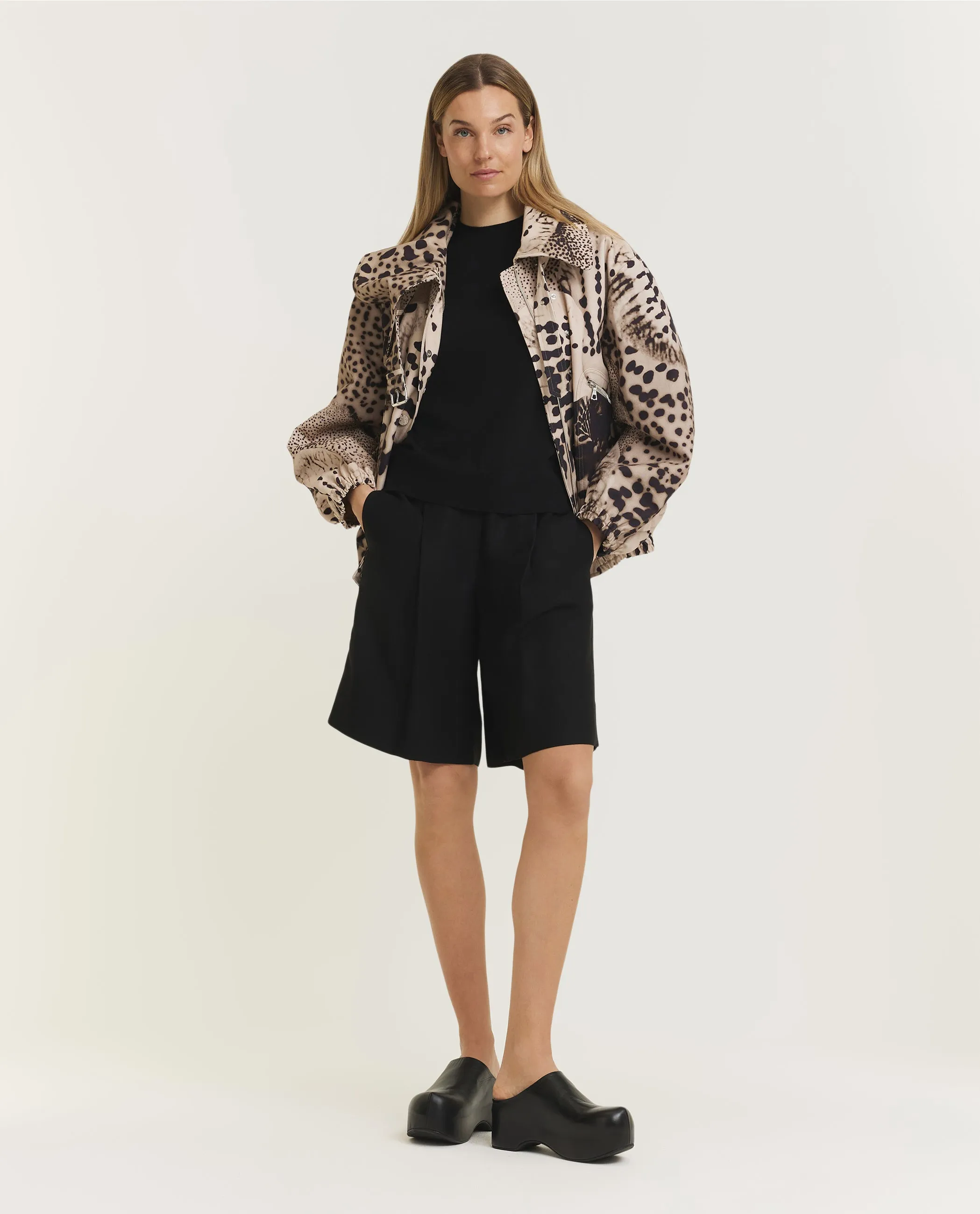 Oversized katoenen bomberjack - Ecru sold by Pauw Amsterdam product image thumbnail 3