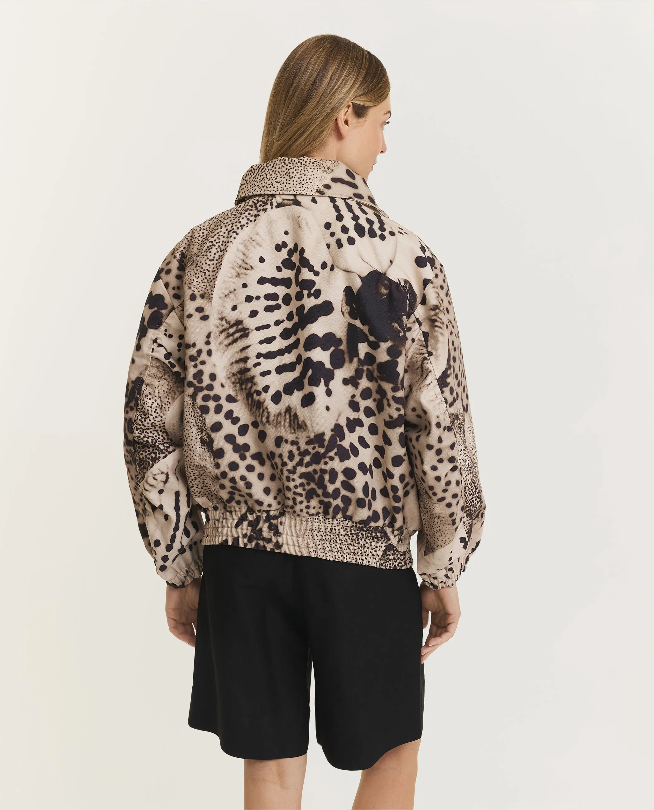 Oversized katoenen bomberjack - Ecru sold by Pauw Amsterdam product image thumbnail 5