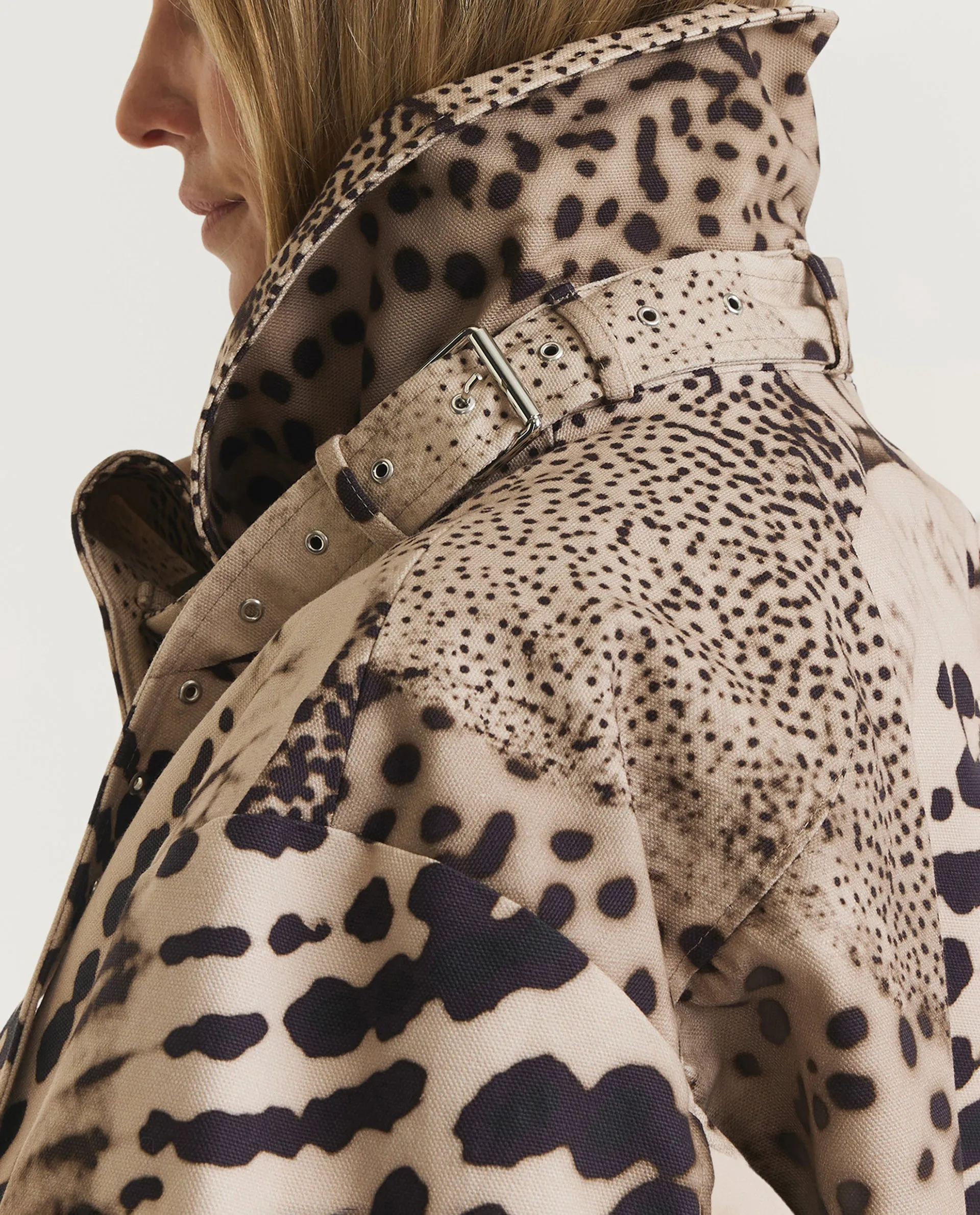 Oversized katoenen bomberjack - Ecru sold by Pauw Amsterdam product image thumbnail 2