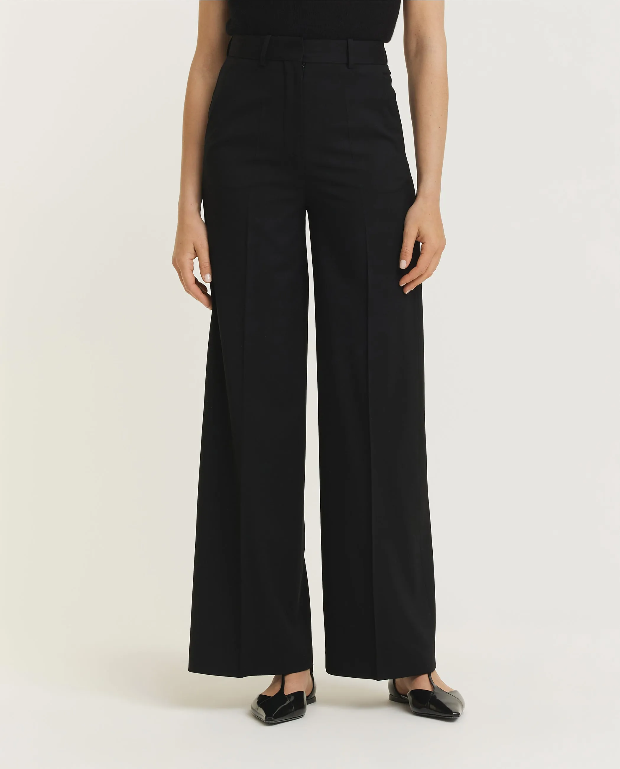 Wollen Alana broek - Zwart sold by Pauw Amsterdam