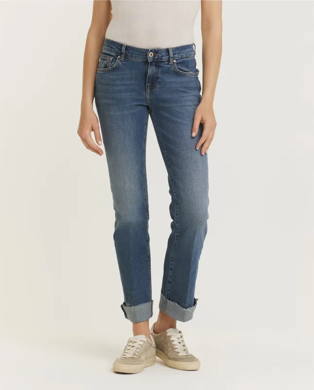 Rechte jeans - Blauw sold by Pauw Amsterdam