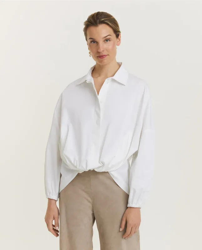 Oversized katoenen blouse - Wit sold by Pauw Amsterdam