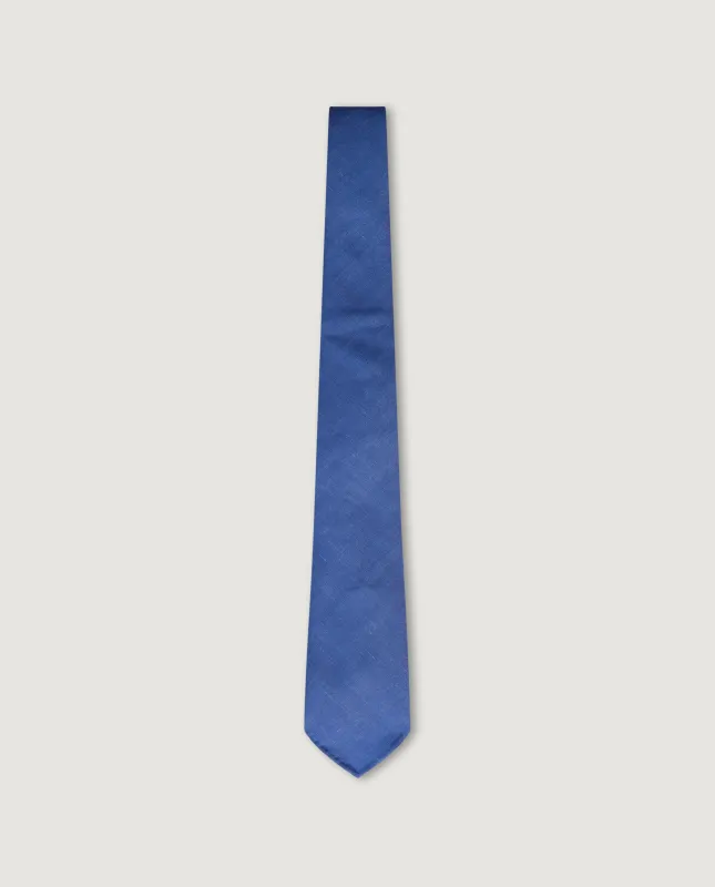 Wol Zijde Das - Blauw made by Pauw Amsterdam