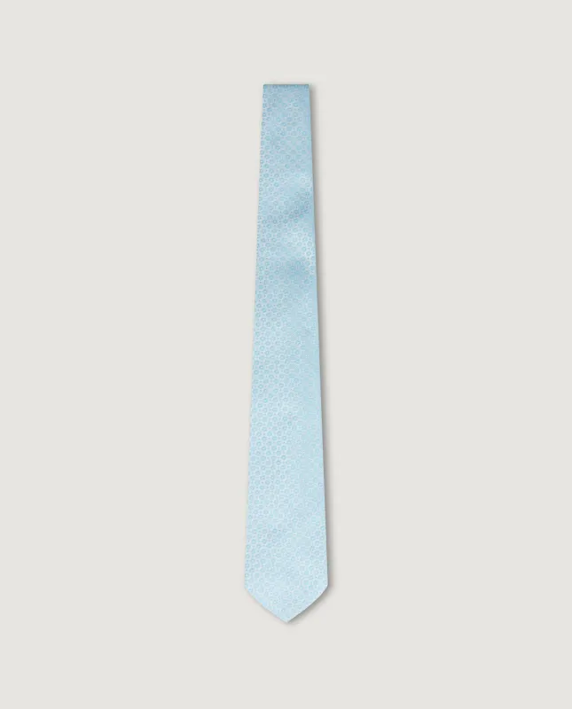 Zijden Das - Lichtblauw made by Kiton