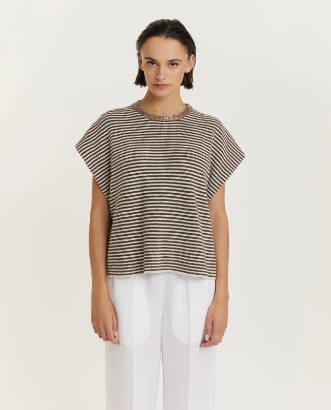 Mouwloze trui - Bruin sold by Pauw Amsterdam