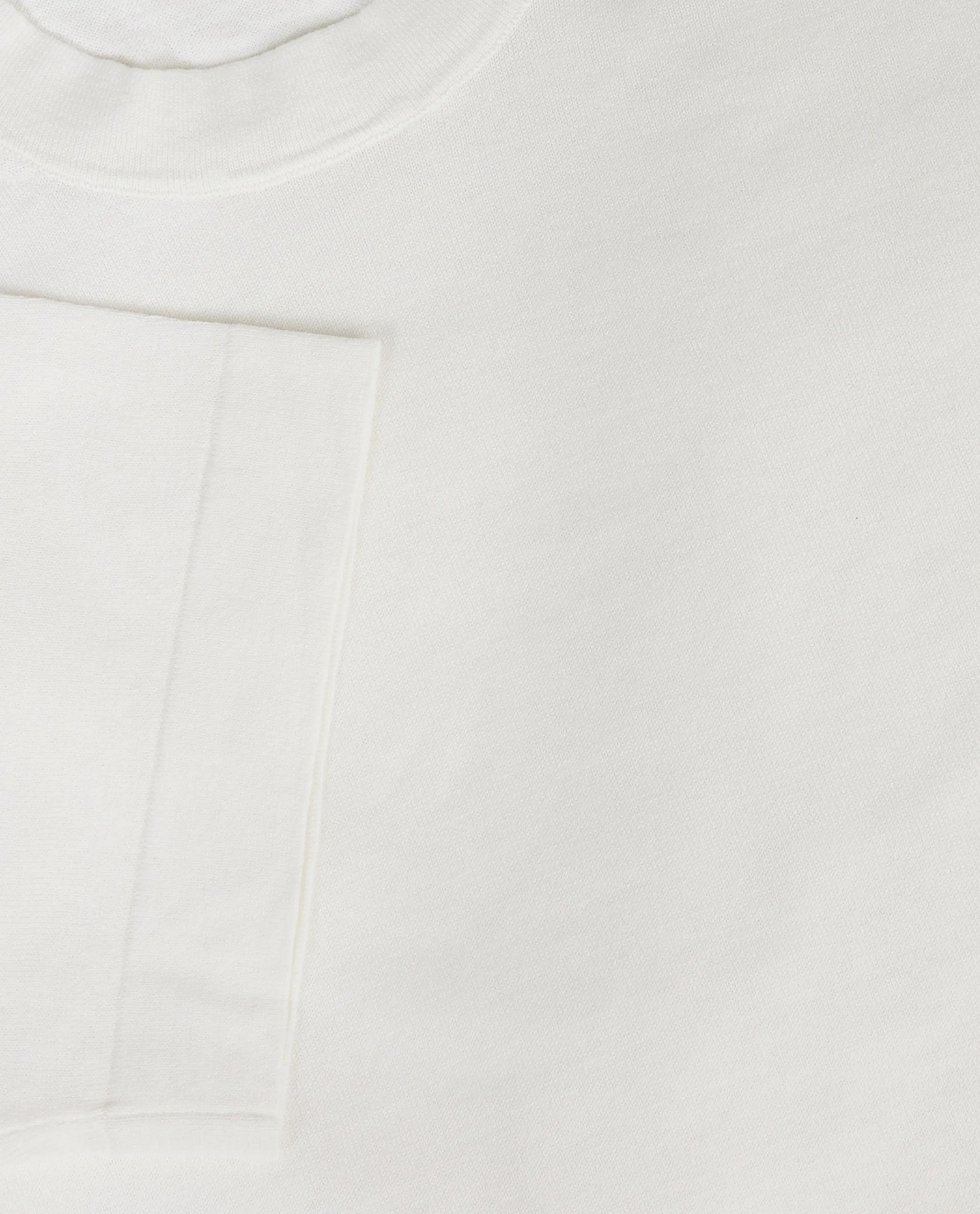 Katoen Zijde T-Shirt - Wit sold by Pauw Amsterdam product image thumbnail 4