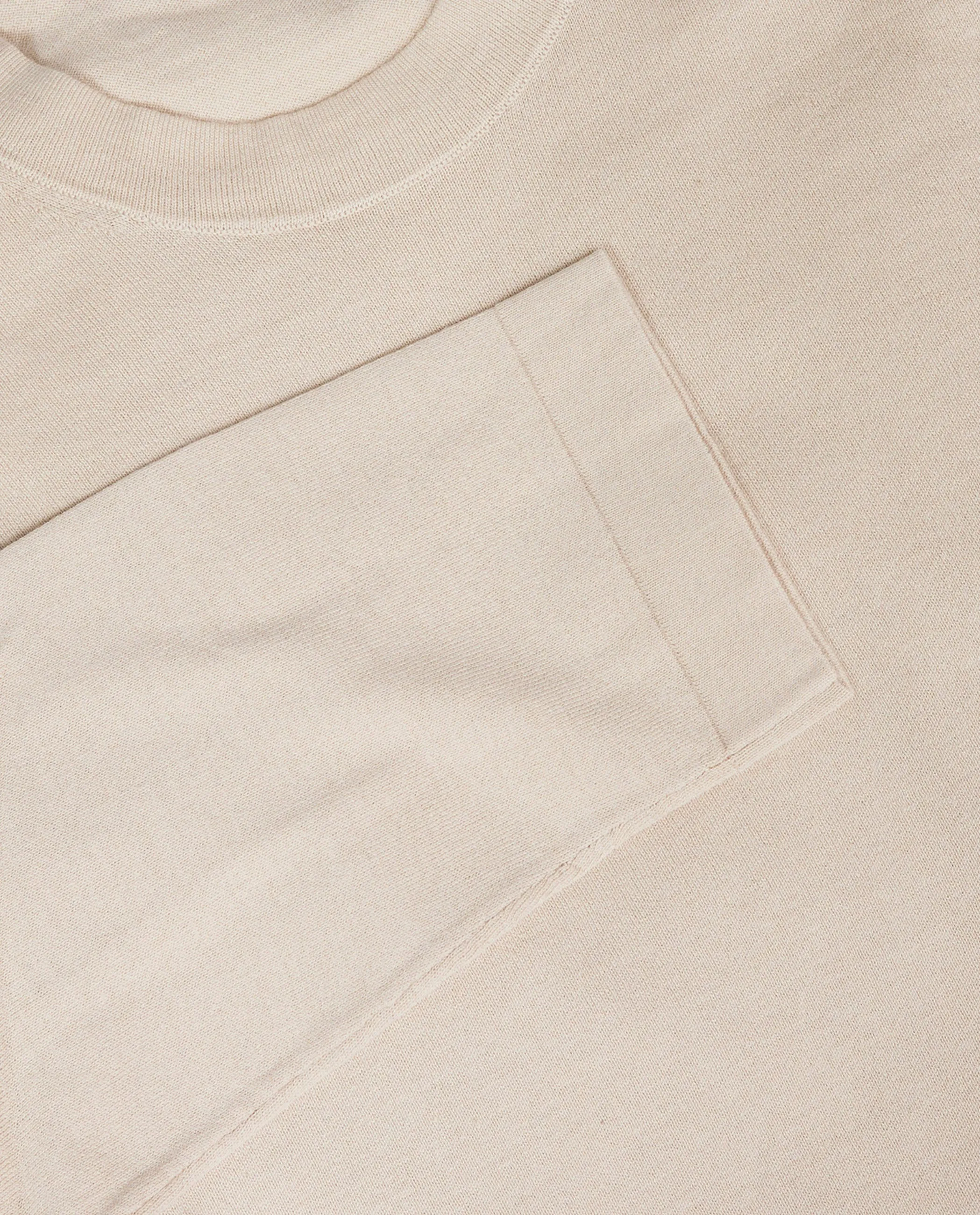 Katoen Zijde Trui - Lichtbruin sold by Pauw Amsterdam product image thumbnail 4