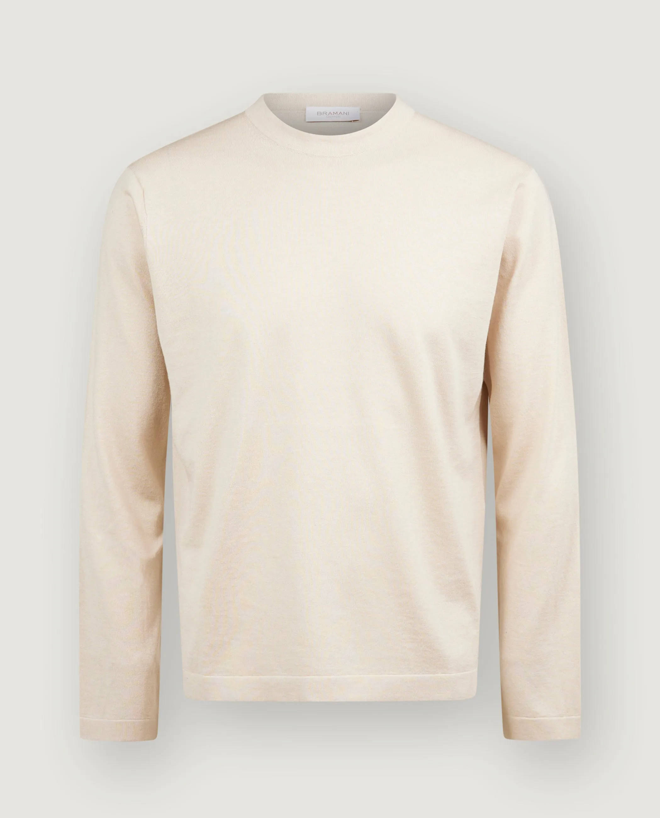 Katoen Zijde Trui - Lichtbruin sold by Pauw Amsterdam