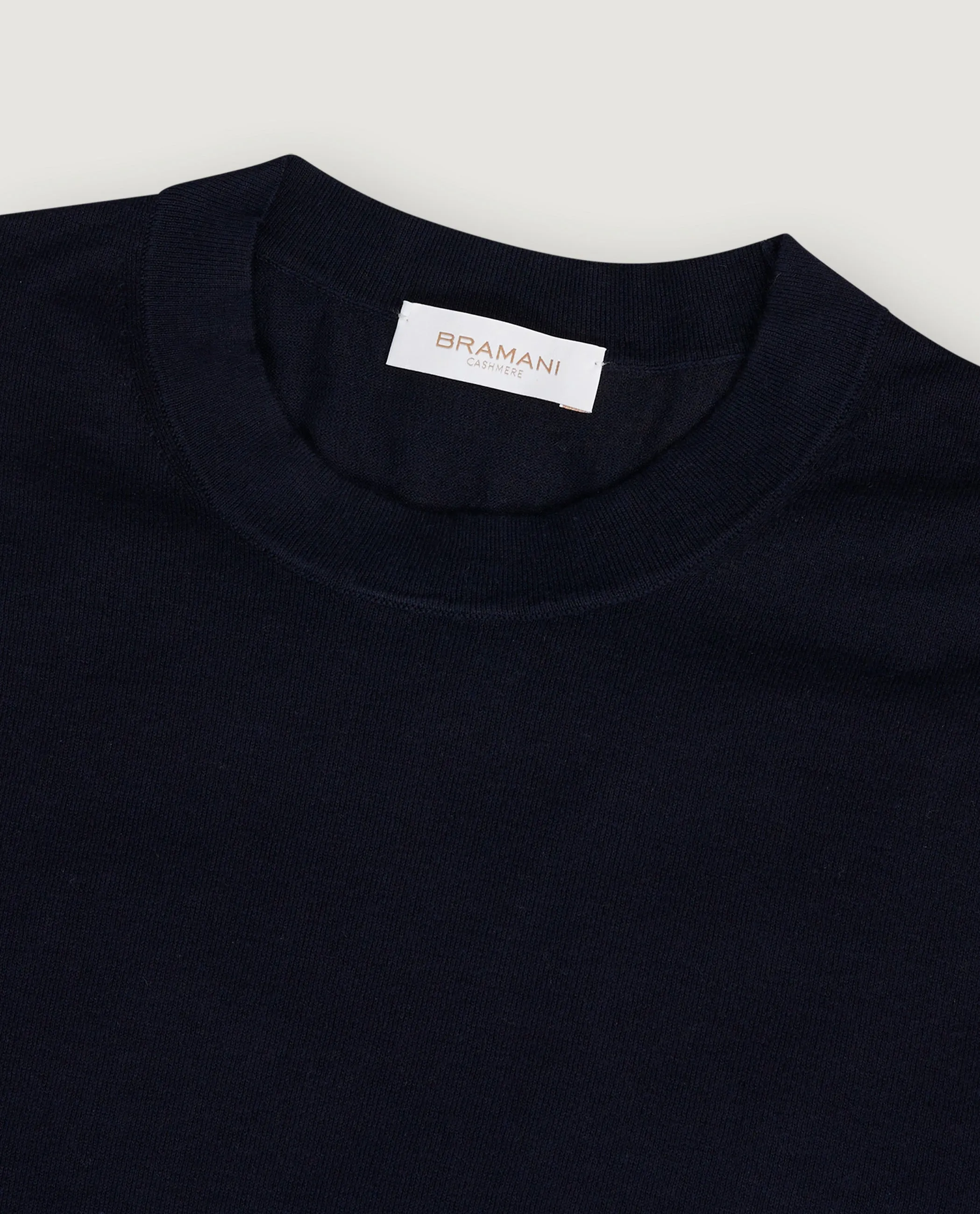 Katoen Zijde Trui - Donkerblauw sold by Pauw Amsterdam product image thumbnail 2