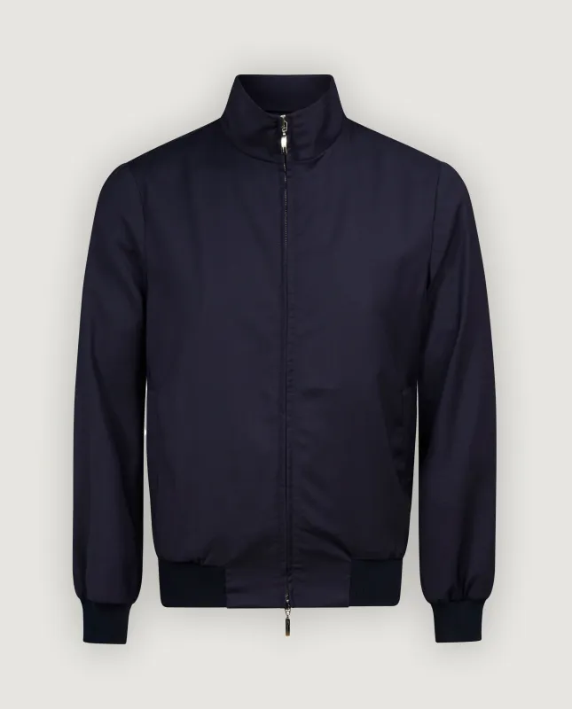 Wollen Bomberjack - Donkerblauw sold by Pauw Amsterdam