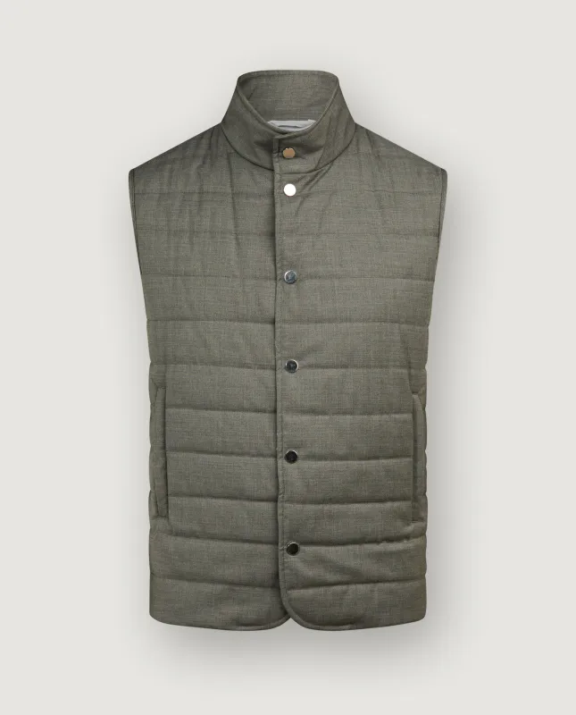 Padded Bodywarmer - Groen sold by Pauw Amsterdam