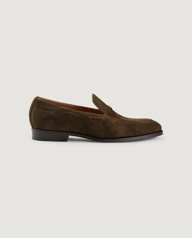 Suede loafer - Mod. 553X - Bruin sold by Pauw Amsterdam