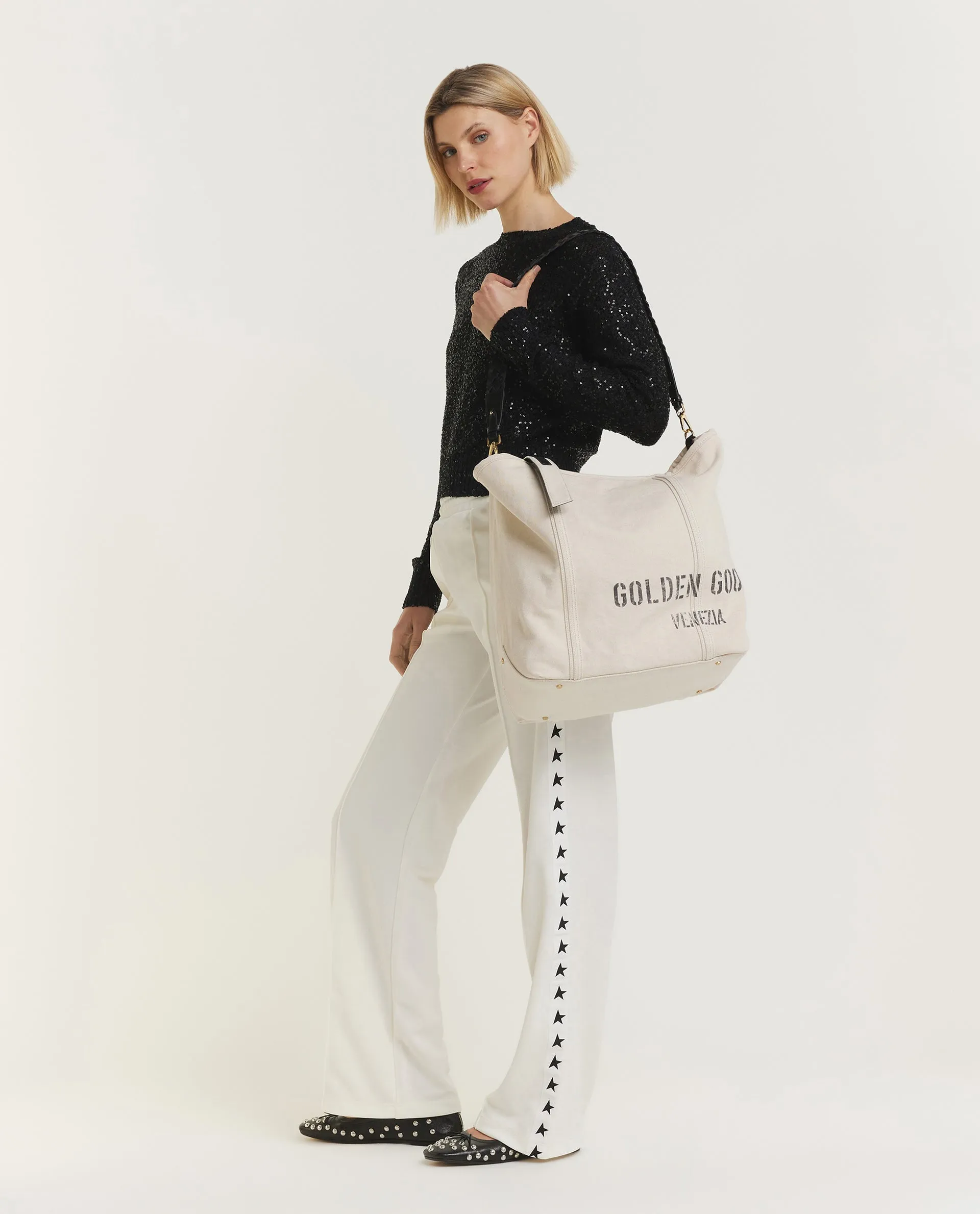 Wijde Jogger - Wit sold by Pauw Amsterdam product image thumbnail 3