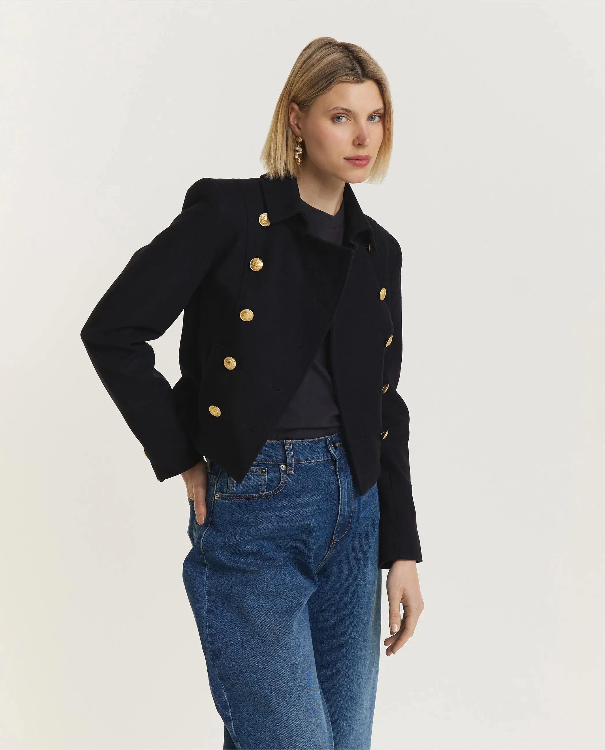 Double Breasted Blazer - Donkerblauw sold by Pauw Amsterdam