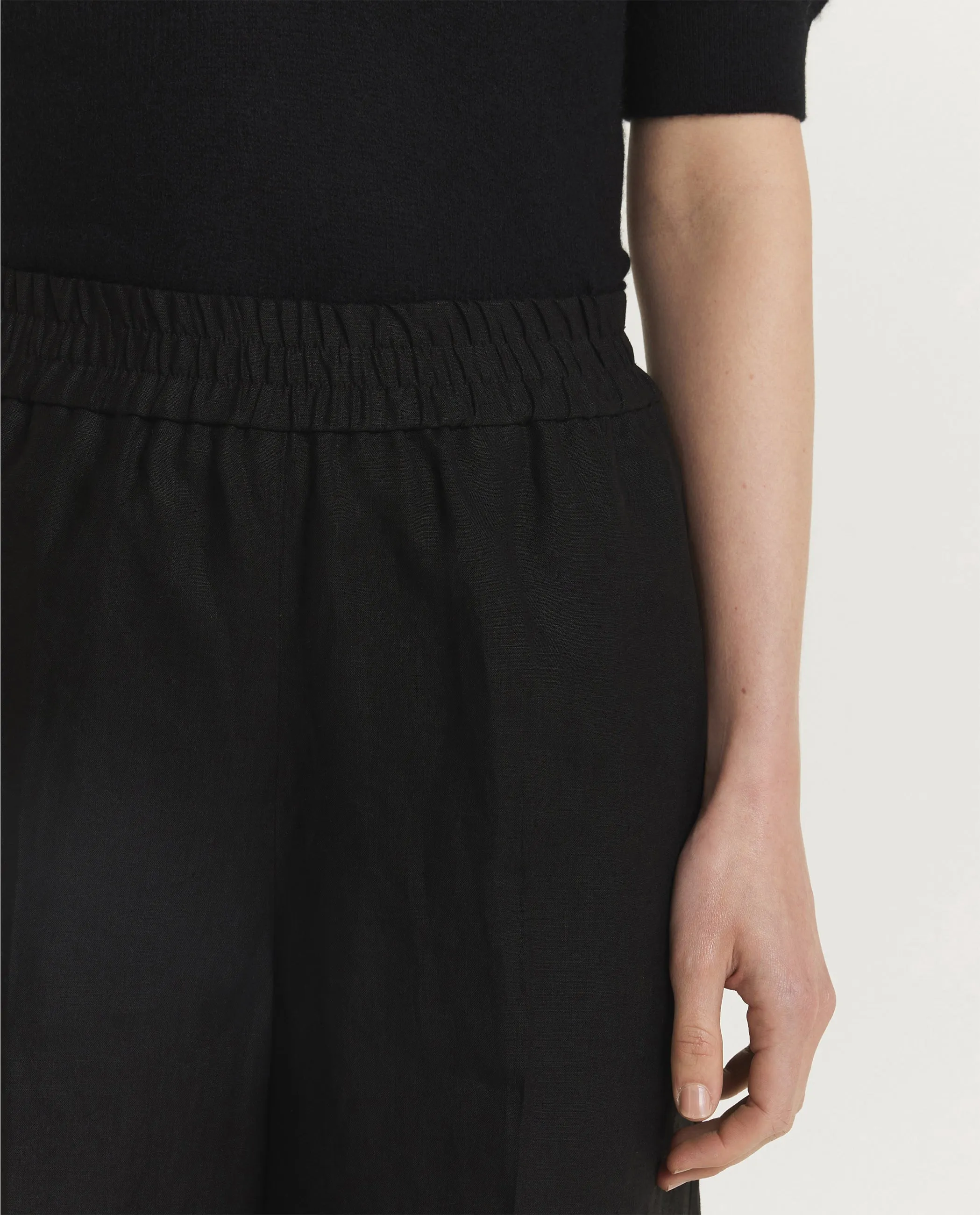 Linnen Broek - Zwart sold by Pauw Amsterdam product image thumbnail 4