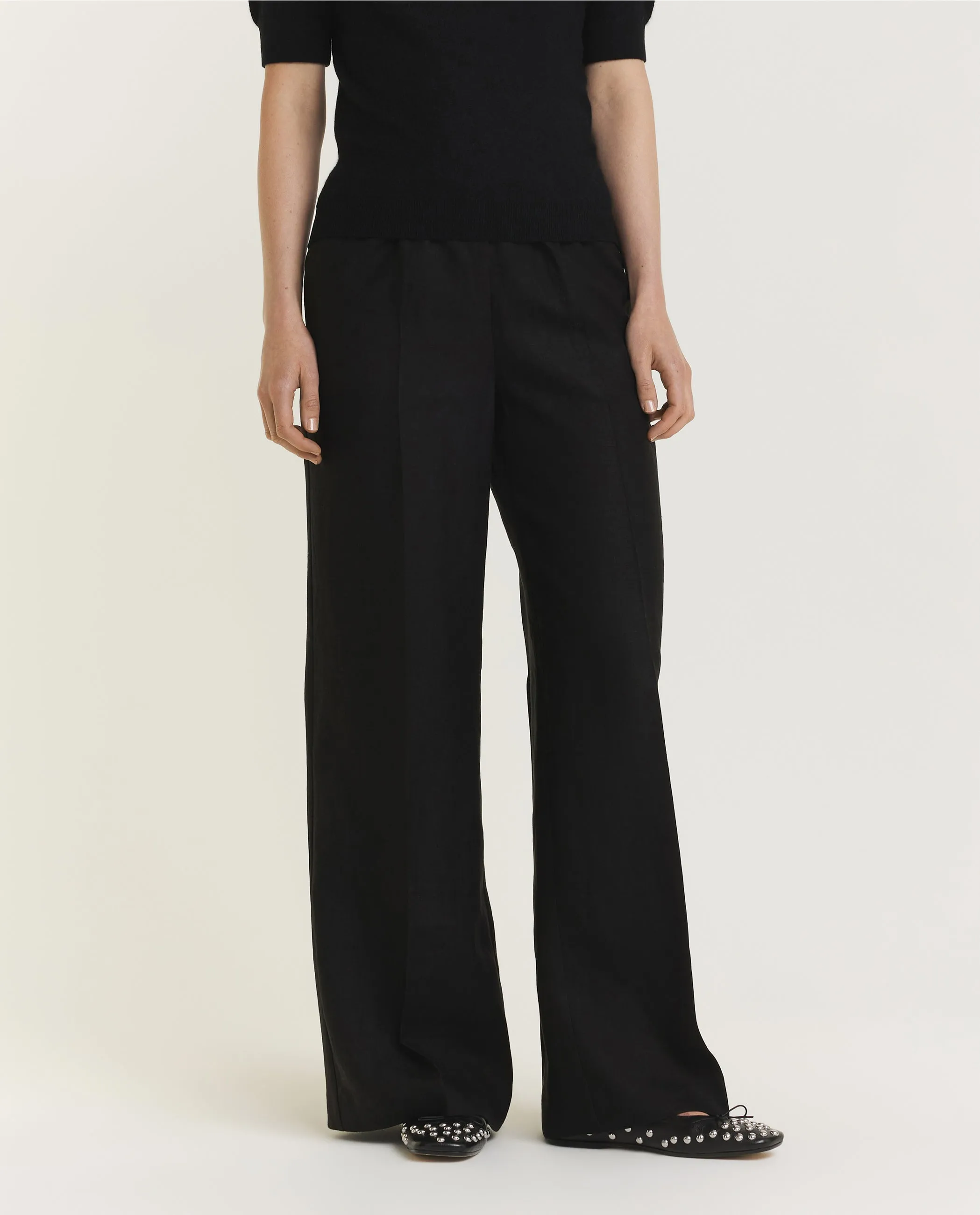 Linnen Broek - Zwart sold by Pauw Amsterdam product image thumbnail 2